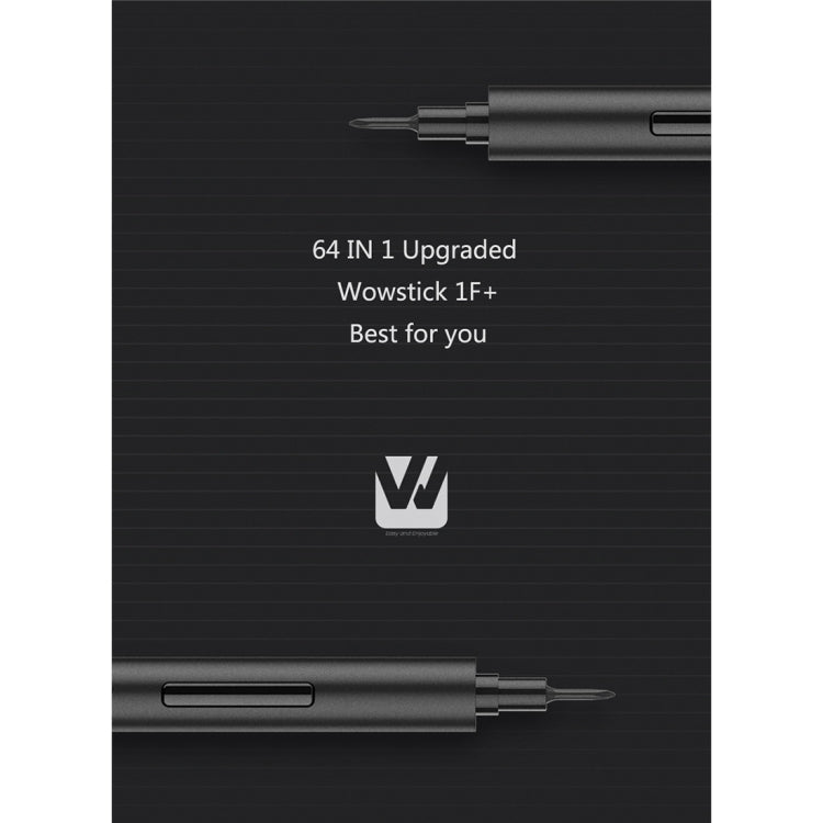 Xiaomi WOWSTICK 1F+ 69 in 1 Electric Screwdriver Cordless Lithium-ion Charge LED Power Screwdriver, Wowstick 1F+ – Magnetic, Aluminum Alloy
