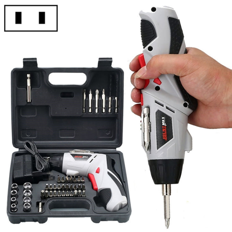 4.8V Multi-functional Household Electric Screwdriver Electric Drill Electric Screwdriver Set US Plug, US Plug US Plug