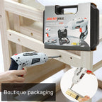 4.8V Multi-functional Household Electric Screwdriver Electric Drill Electric Screwdriver Set US Plug, US Plug