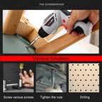 4.8V Multi-functional Household Electric Screwdriver Electric Drill Electric Screwdriver Set US Plug, US Plug