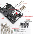 4.8V Multi-functional Household Electric Screwdriver Electric Drill Electric Screwdriver Set US Plug, US Plug