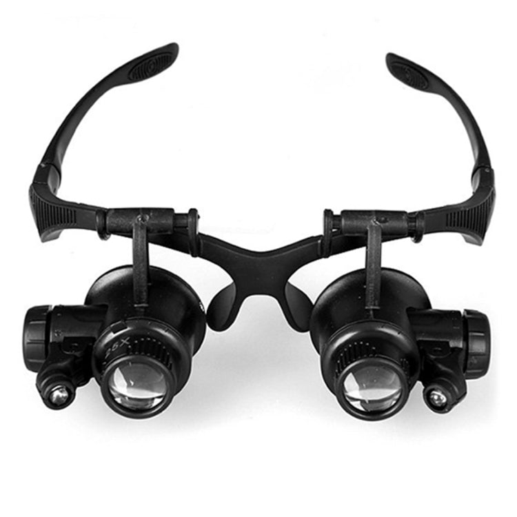 10X 15X 20X 25X Double Eye Glasses Lens Jeweler Watch Repair Head... 9892G