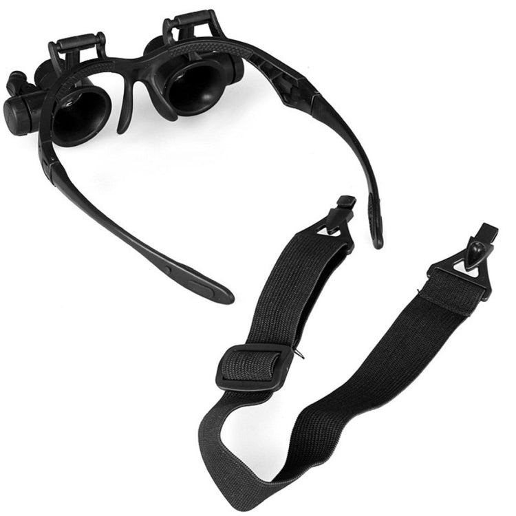 10X 15X 20X 25X Double Eye Glasses Lens Jeweler Watch Repair Head...
