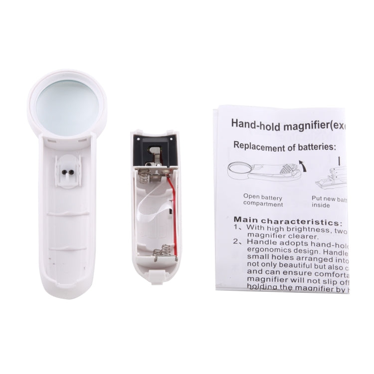 JAKEMY JM-Z19 Portable 8X Optical Magnifier with LED Light, JM-Z19 8X Magnifier – Durable Build, Easy to Use