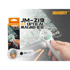 JAKEMY JM-Z19 Portable 8X Optical Magnifier with LED Light, JM-Z19 8X Magnifier – Durable Build, Easy to Use