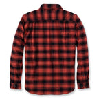 Carhartt 105945 Rugged Flex Relaxed Fit Midweight Flannel Long-Sleeve Plaid Shirt