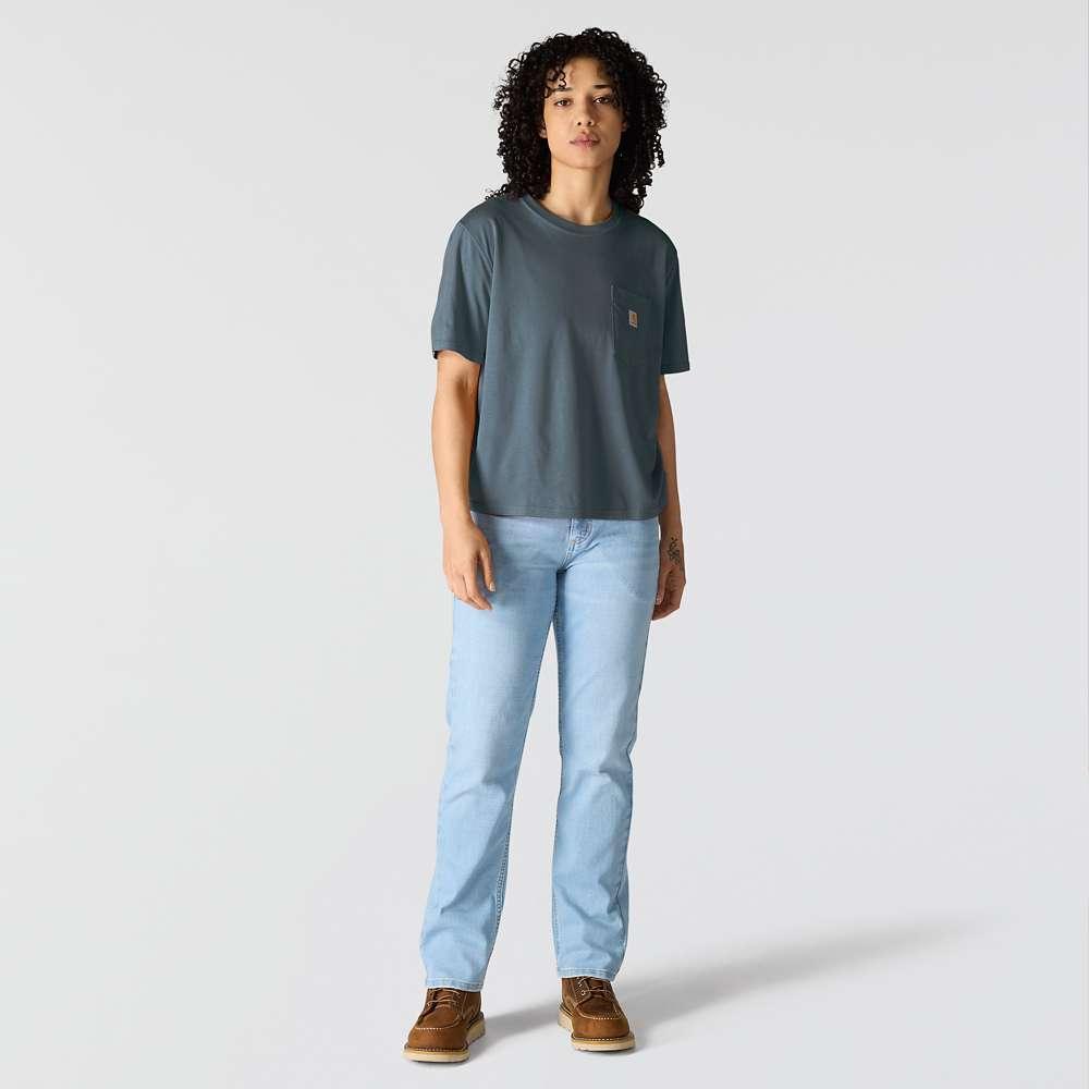 Carhartt 106122 Women's Loose Fit Lightweight Short-Sleeve Crewneck T-Shirt
