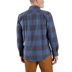 Carhartt 106356 Loose Fit Heavyweight Flannel Long-Sleeve Plaid Shirt