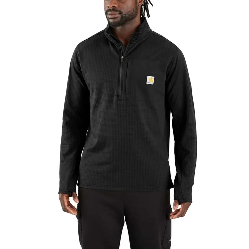 Carhartt 106423 Force Relaxed Fit Mock Neck Half-Zip T-Shirt