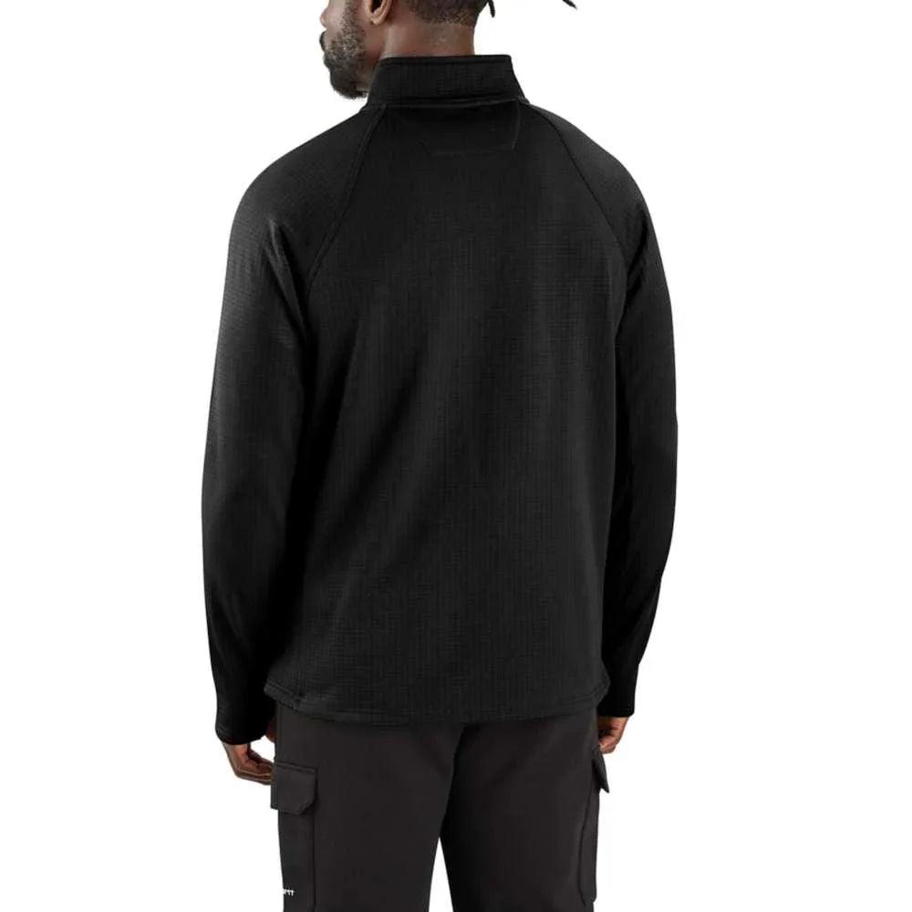 Carhartt 106423 Force Relaxed Fit Mock Neck Half-Zip T-Shirt