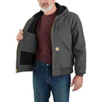 Carhartt 106673 J140 Loose Fit Firm Duck Insulated Flannel-Lined Active Jac
