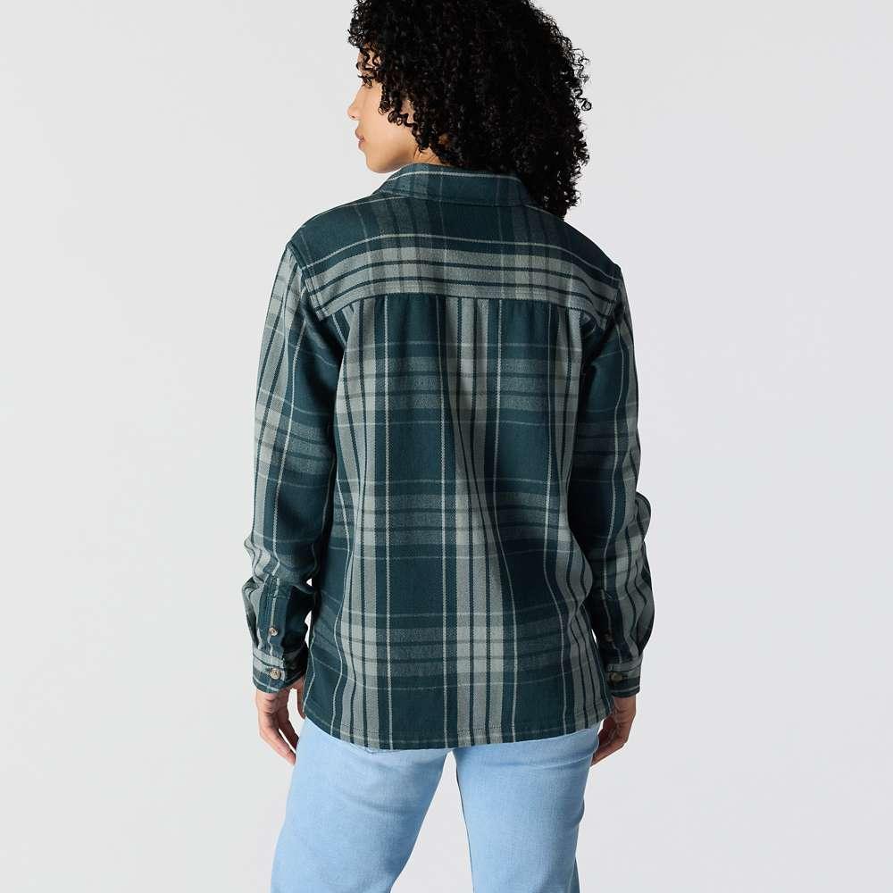 Carharrt 107136 Women's Tncl Srs LseFit Twll Plaid Shrt