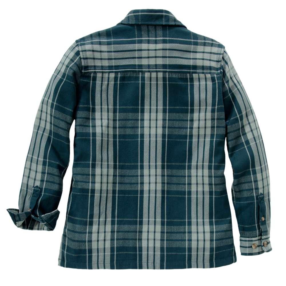 Carharrt 107136 Women's Tncl Srs LseFit Twll Plaid Shrt