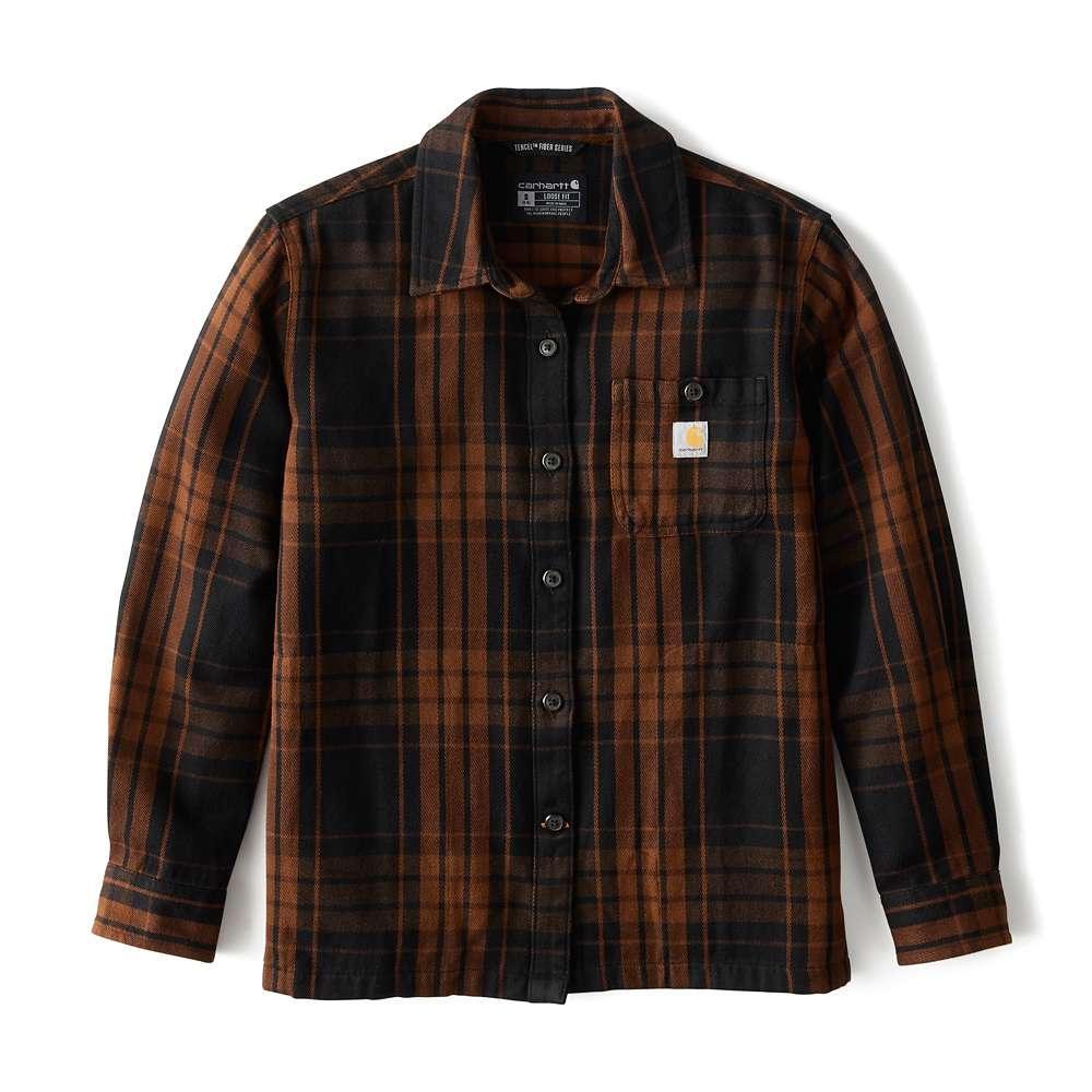 Carharrt 107136 Women's Tncl Srs LseFit Twll Plaid Shrt