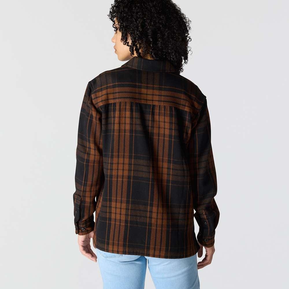 Carharrt 107136 Women's Tncl Srs LseFit Twll Plaid Shrt