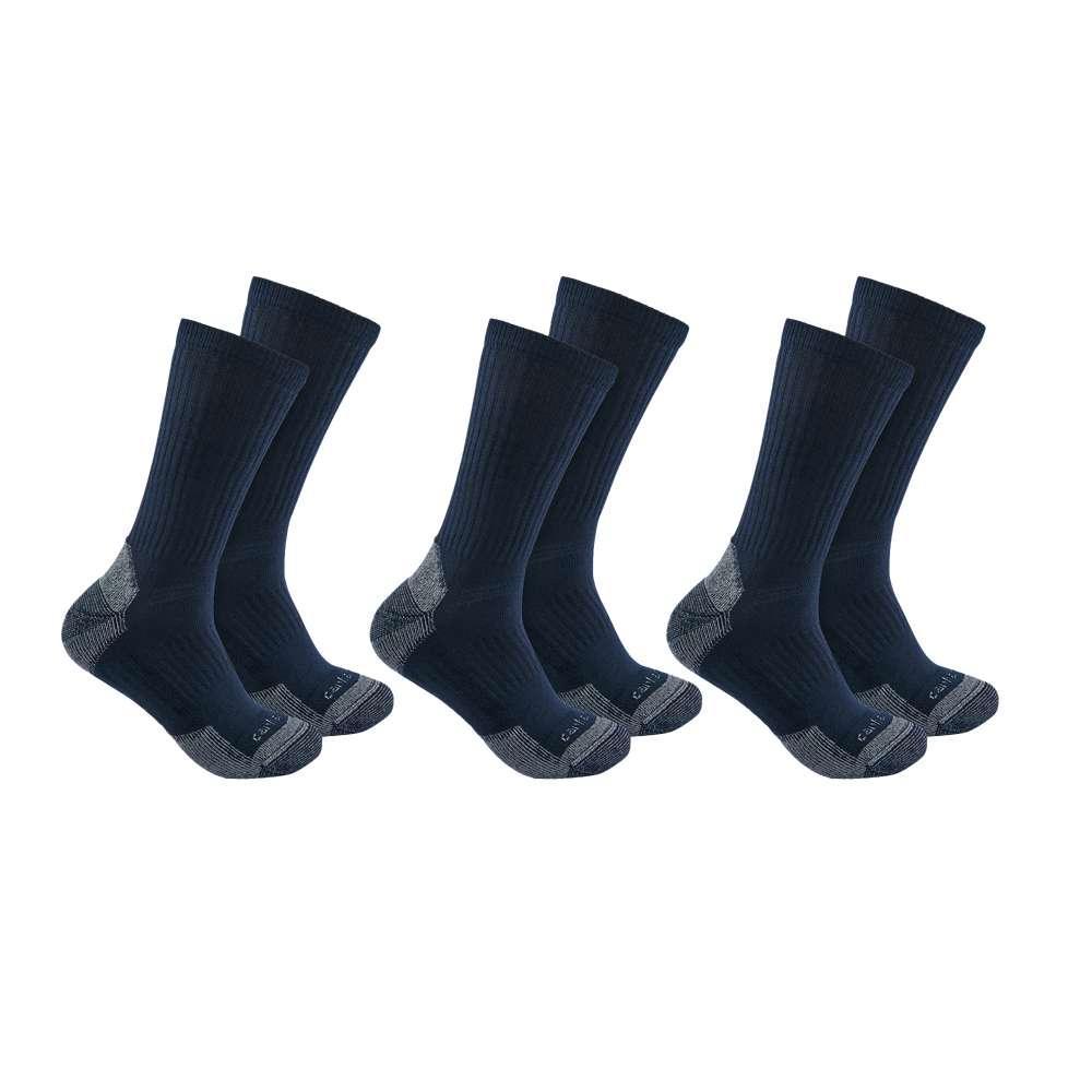 Carhartt SC6203 Midweight Cotton Blend Crew Sock 3 Pack