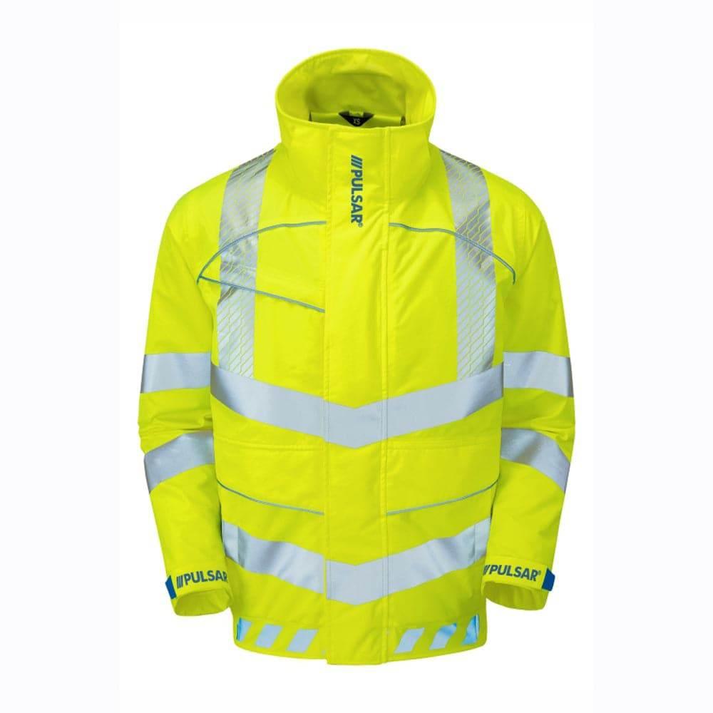 PULSAR EVO103 Evolution HV Yellow Waterproof Breathable Bomber Jacket