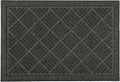 Eco Friendly Chequered Door Mat - Grey