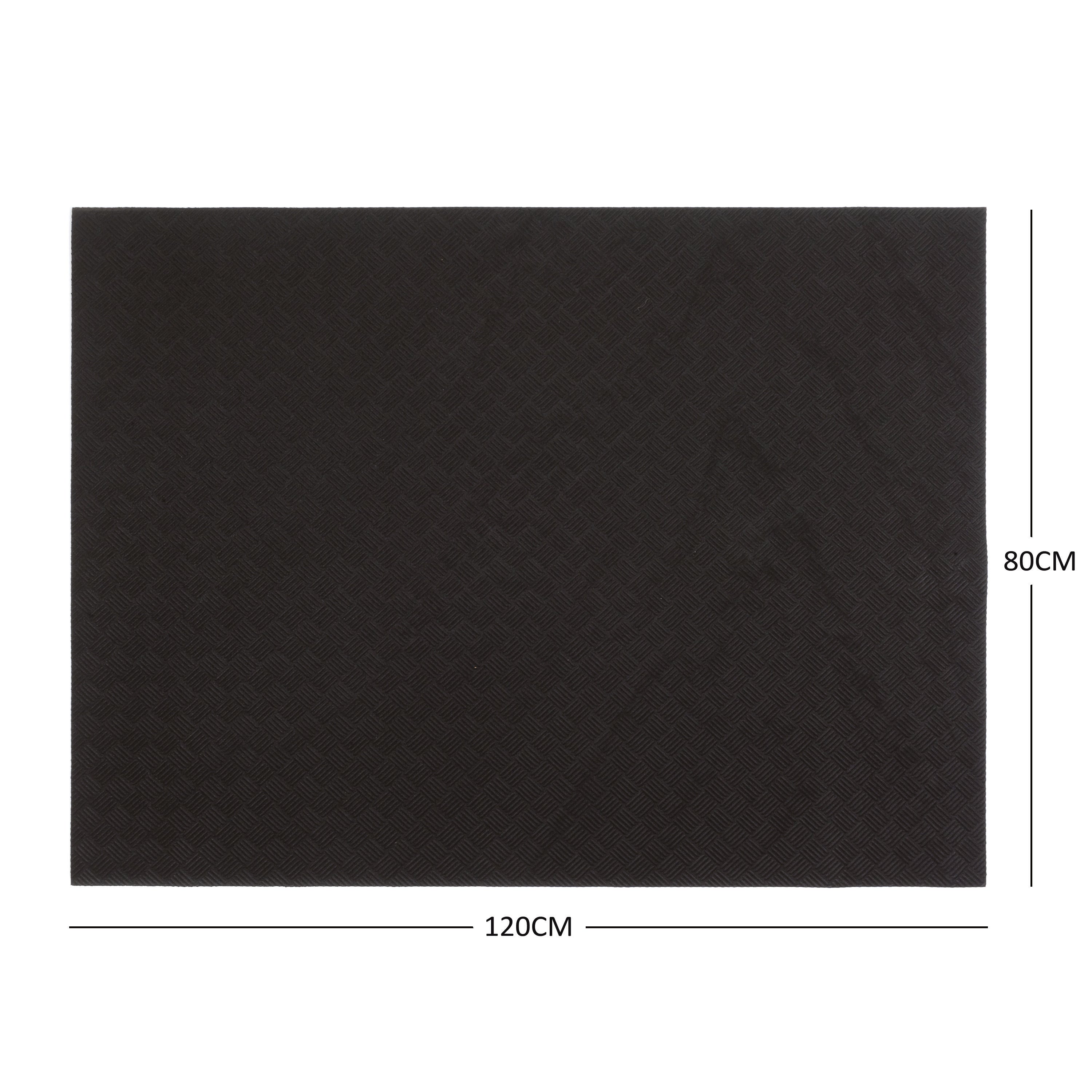 Eco Friendly Rubber BBQ Floor Protection Mat - 120cm x 80cm