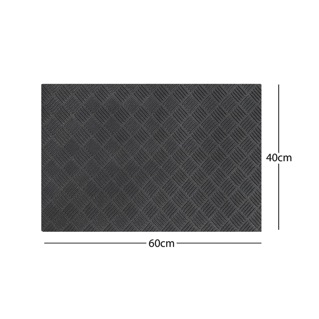 Deckplate Low Profile Recycled Rubber Doormat