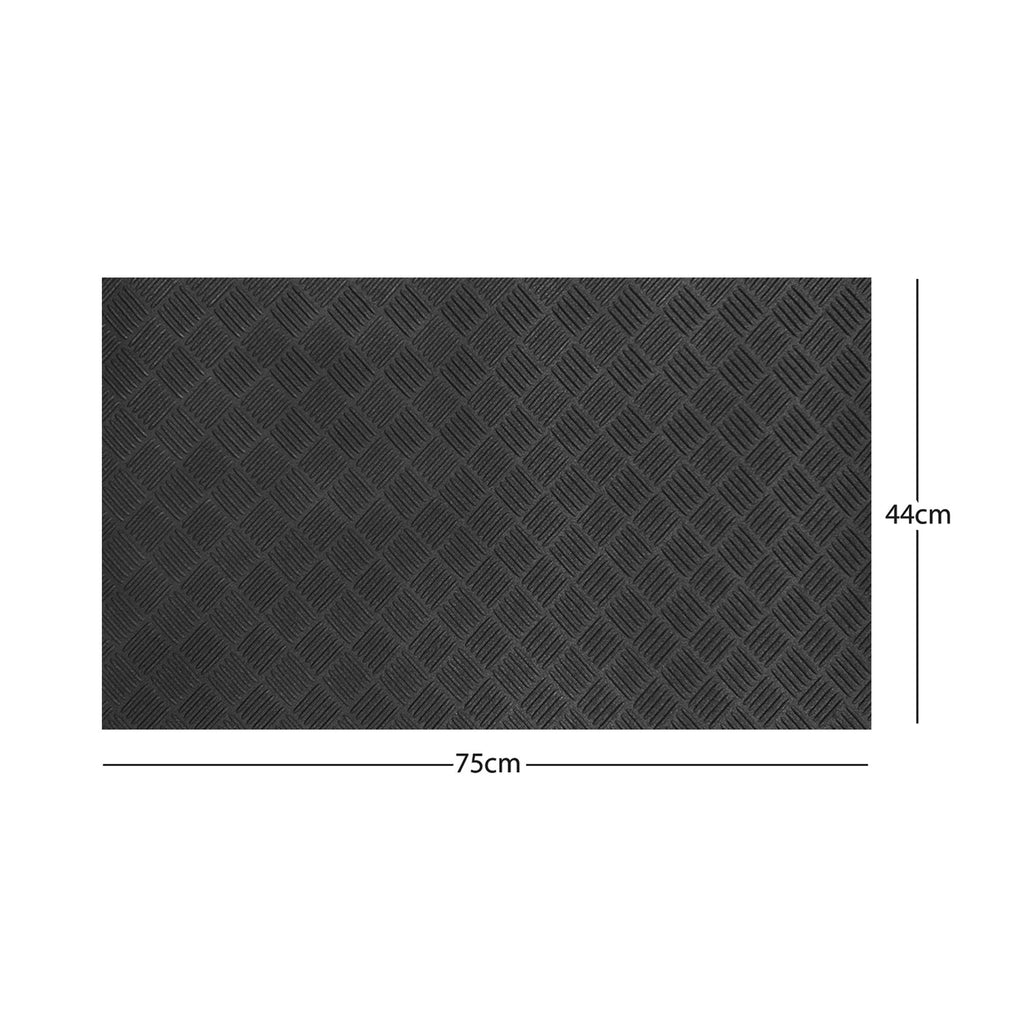 Deckplate Low Profile Recycled Rubber Doormat