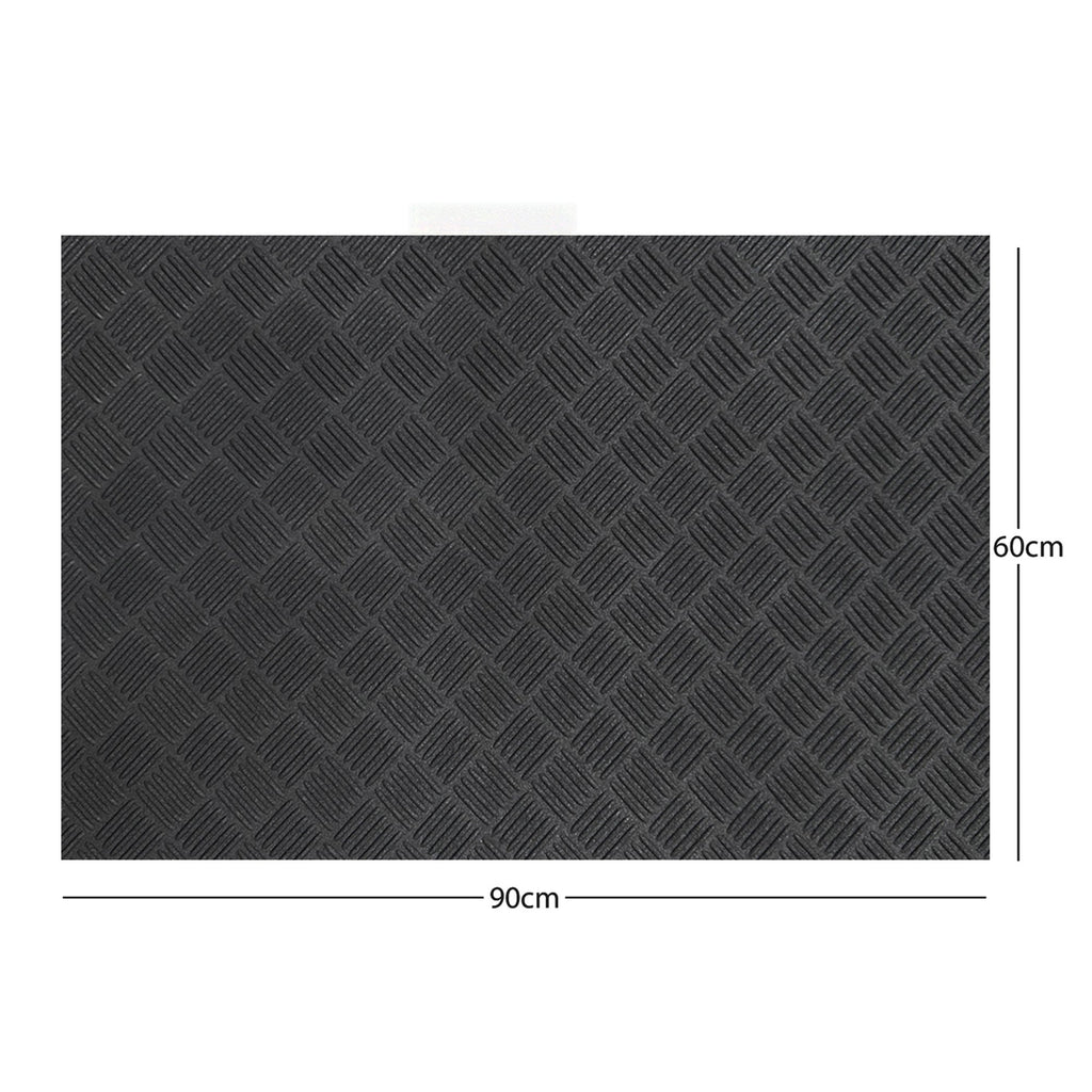 Deckplate Low Profile Recycled Rubber Doormat