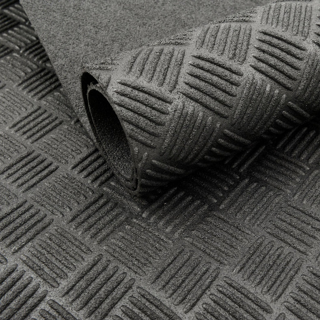 Recycled Rubber BBQ Floor Protection Mat - Custom Sizes