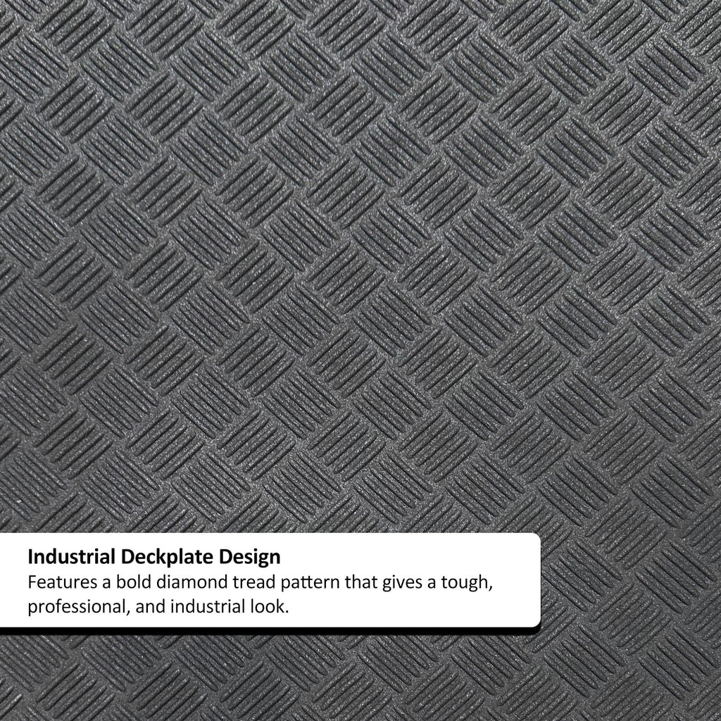 Deckplate Low Profile Recycled Rubber Doormat