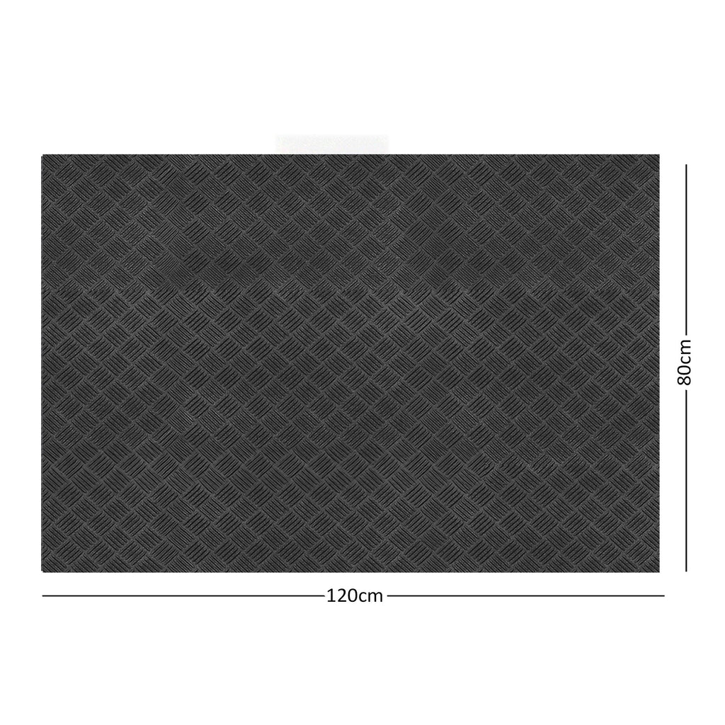 Deckplate Low Profile Recycled Rubber Doormat
