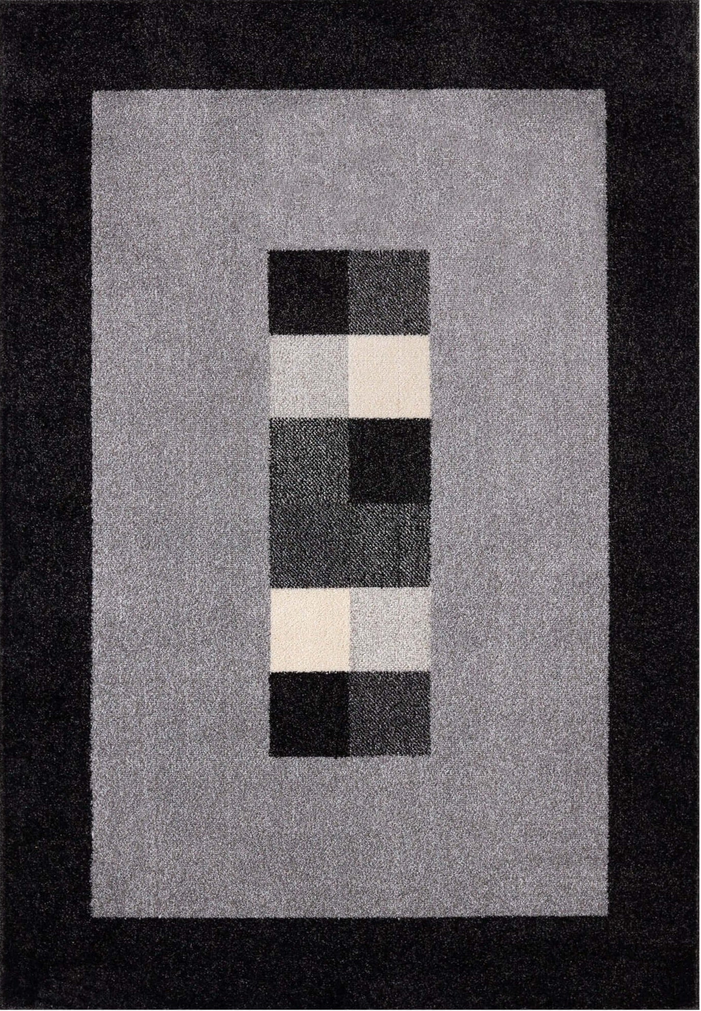 Ephesus Grey Black Rug 200X290 cm