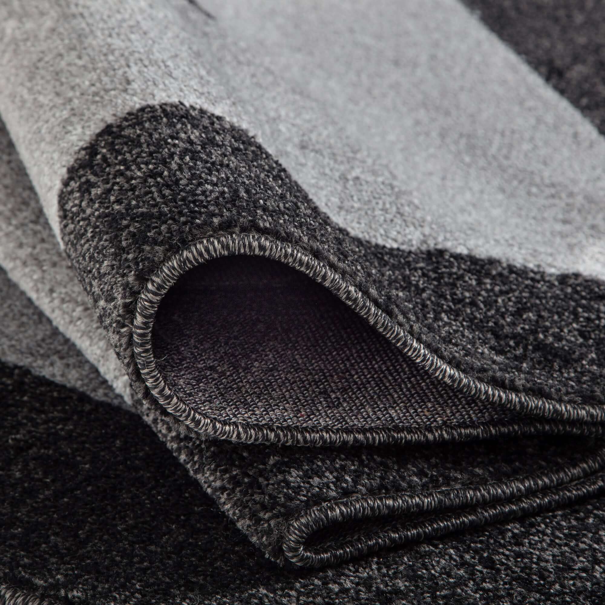 Ephesus Grey Black Rug