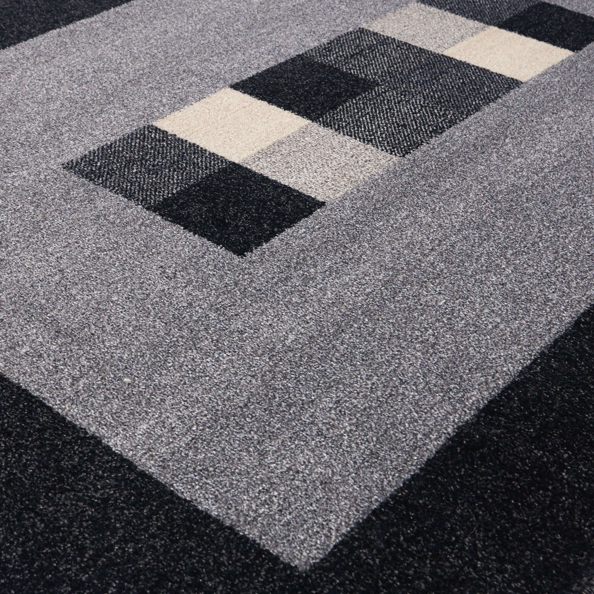 Ephesus Grey Black Rug