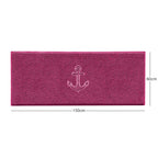 "Anchors Away" Grey Spaghetti Door Mat