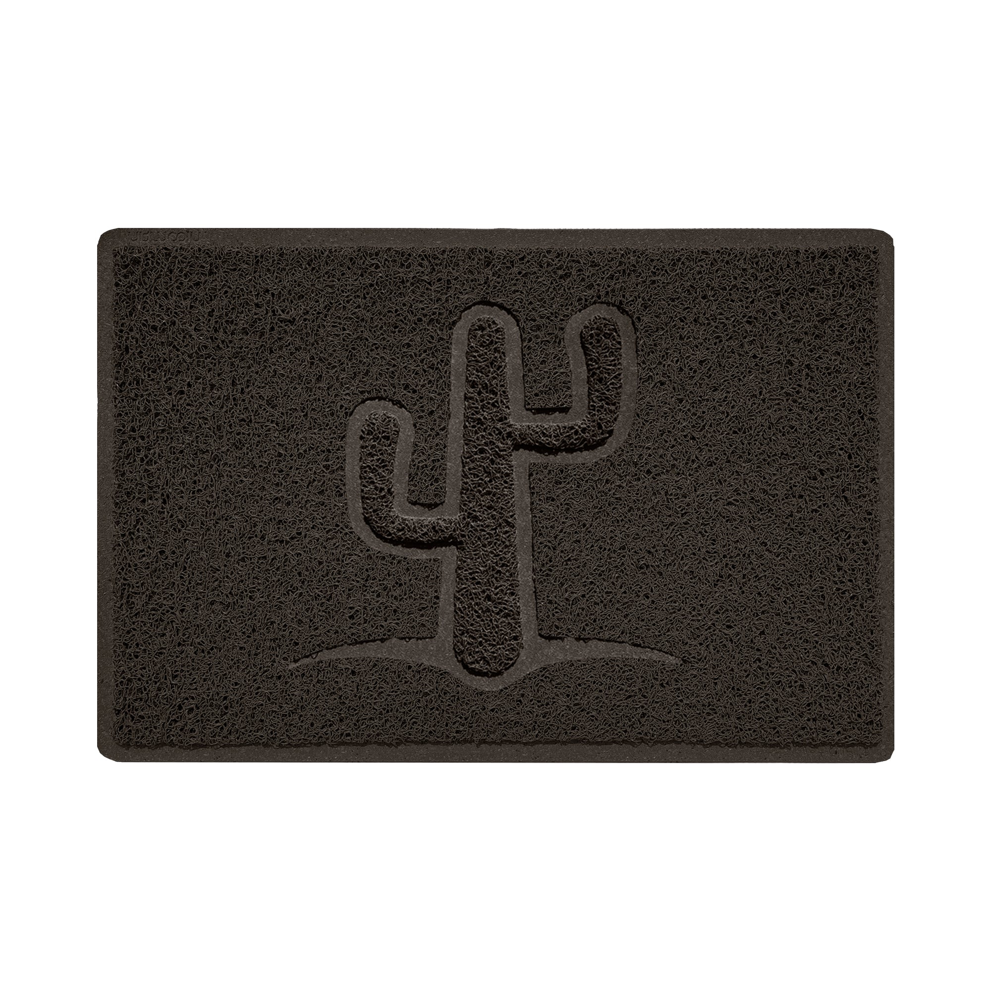 Embossed Spaghetti Outdoor Doormat - Brown 60cm x 40cm Cactus