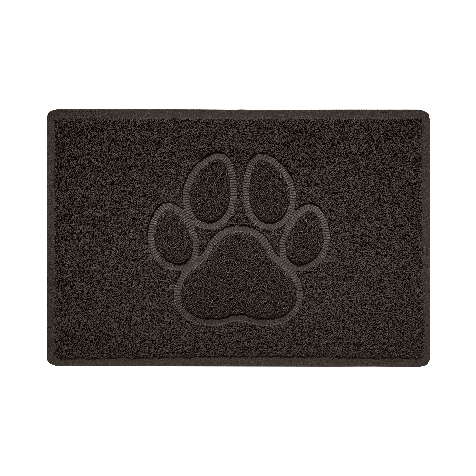 Embossed Spaghetti Outdoor Doormat - Brown 60cm x 40cm Paw