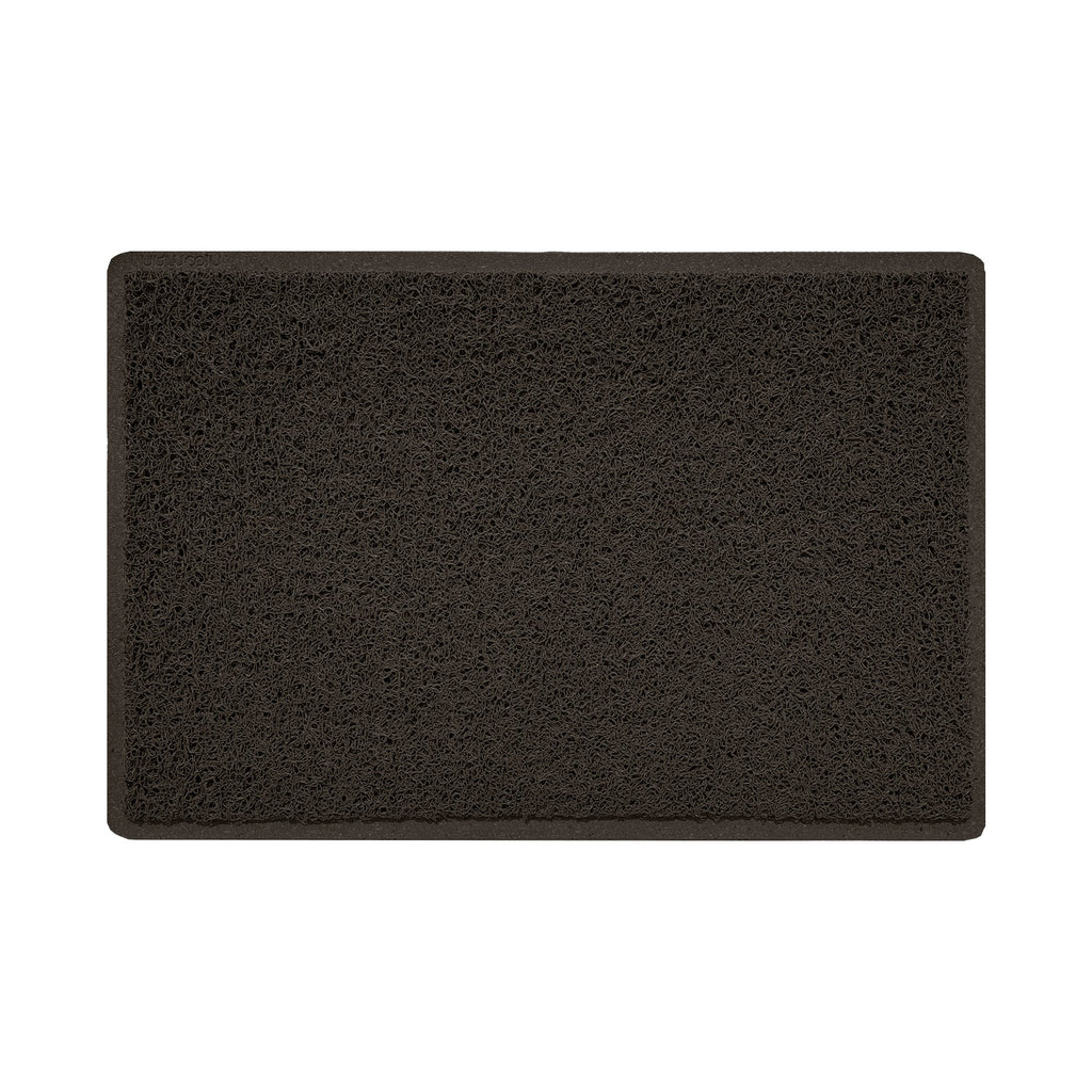 Embossed Spaghetti Outdoor Doormat - Brown 60cm x 40cm Plain