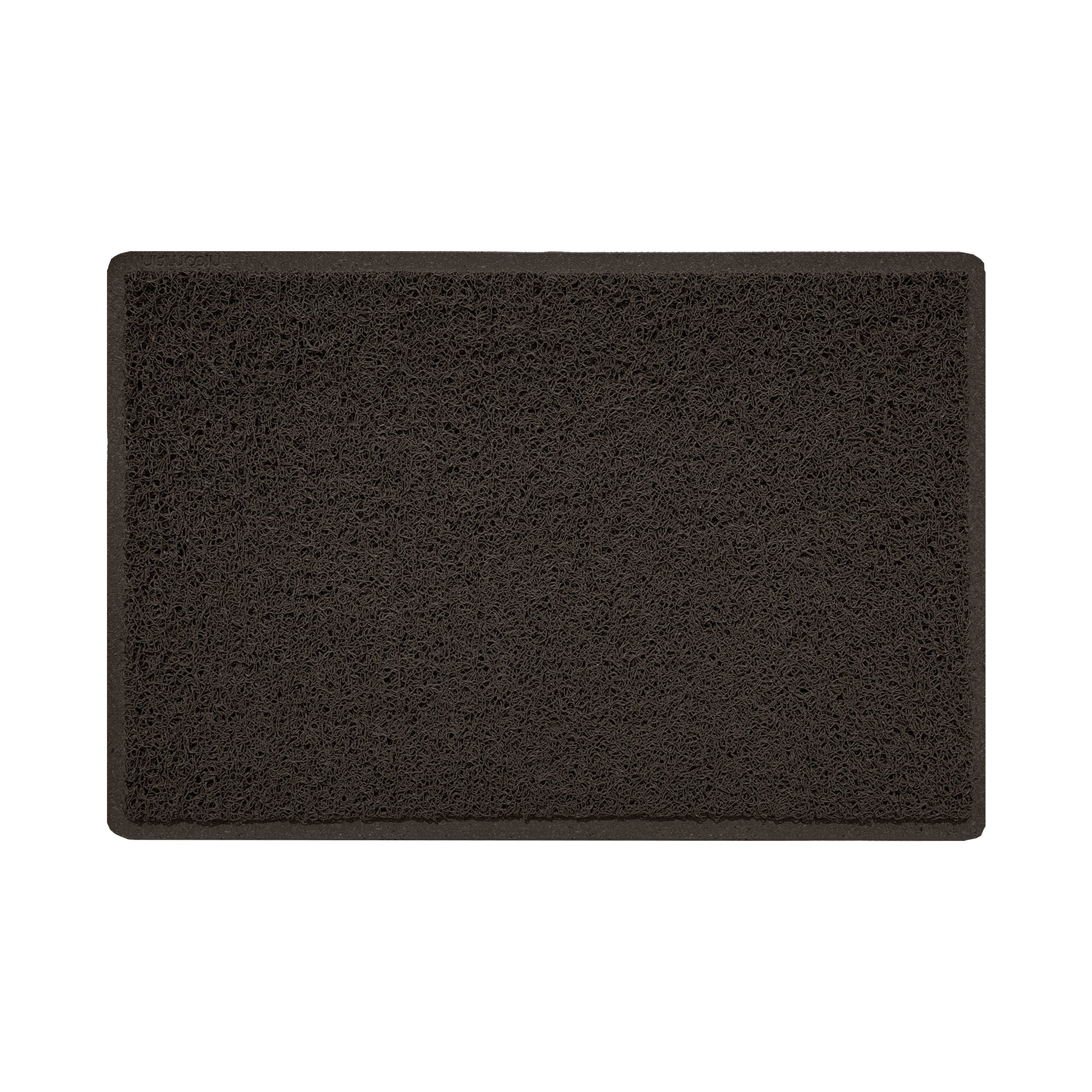 Embossed Spaghetti Outdoor Doormat - Brown 60cm x 40cm Plain