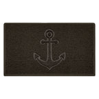 "Anchors Away" Grey Spaghetti Door Mat