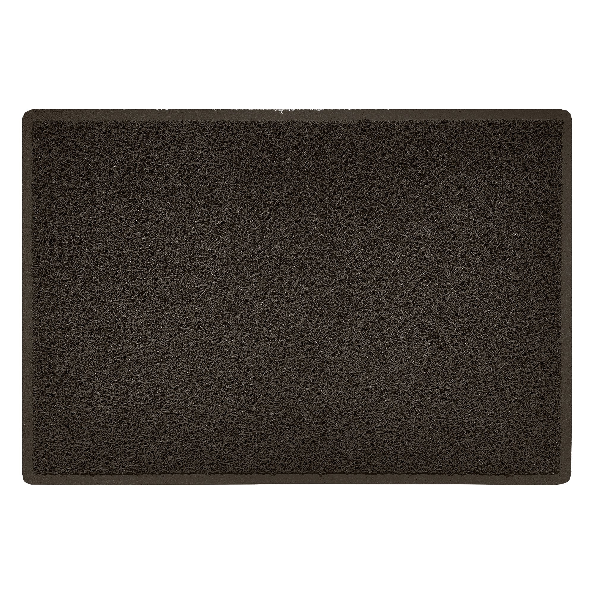 Embossed Spaghetti Outdoor Doormat - Brown 90cm x 60cm Plain