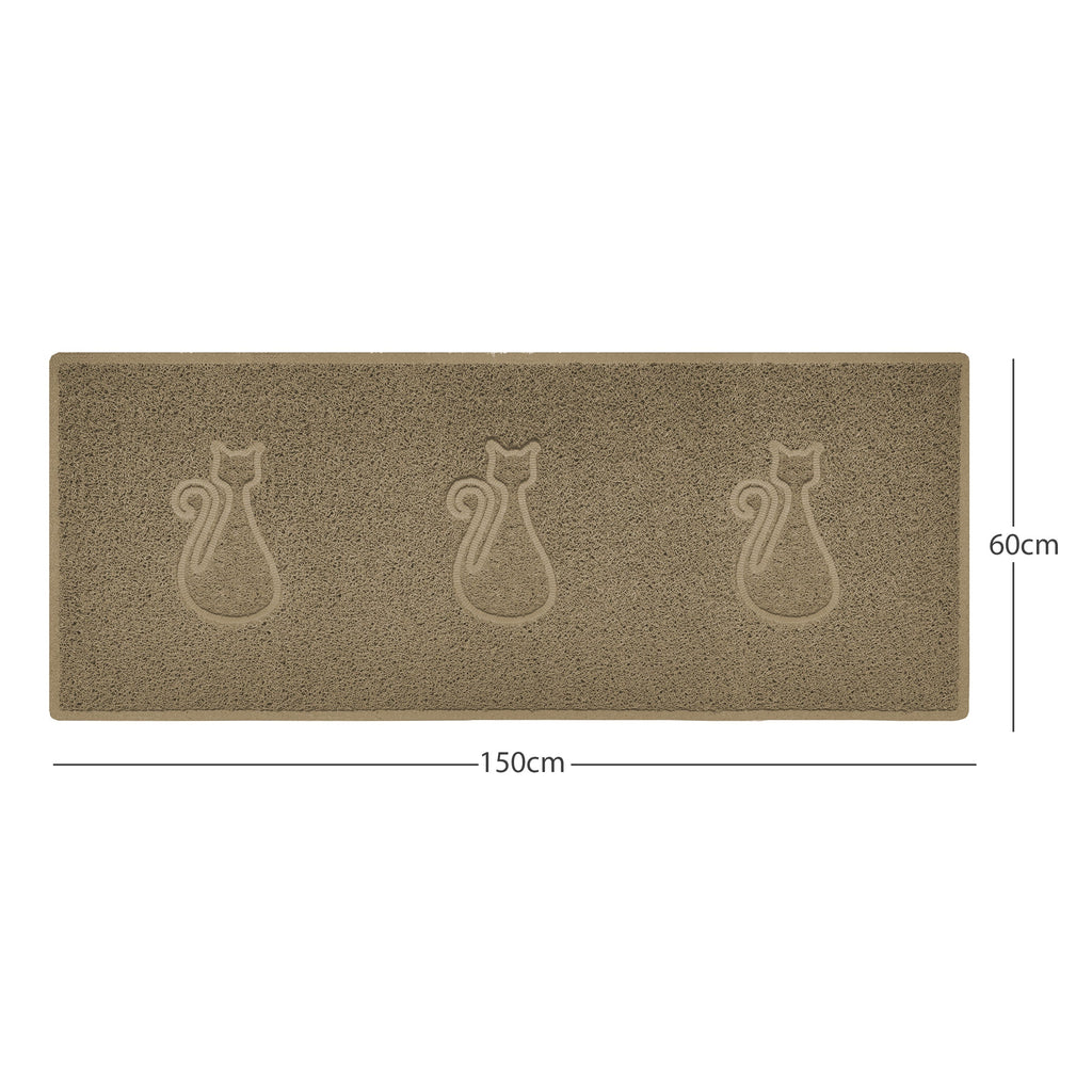 Cat Embossed Spaghetti Doormat