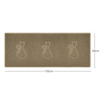 Cat Embossed Spaghetti Doormat