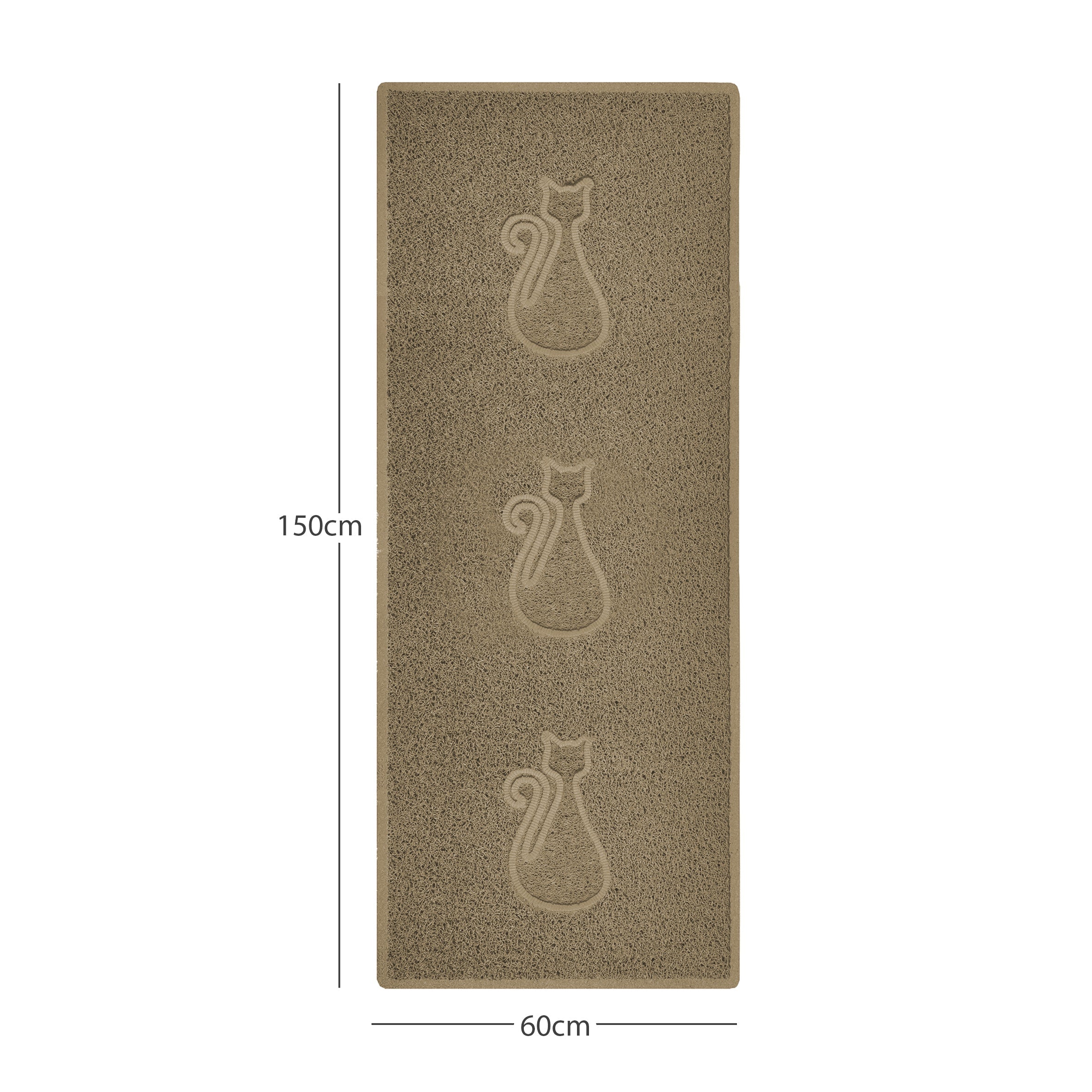 Cat Embossed Spaghetti Doormat