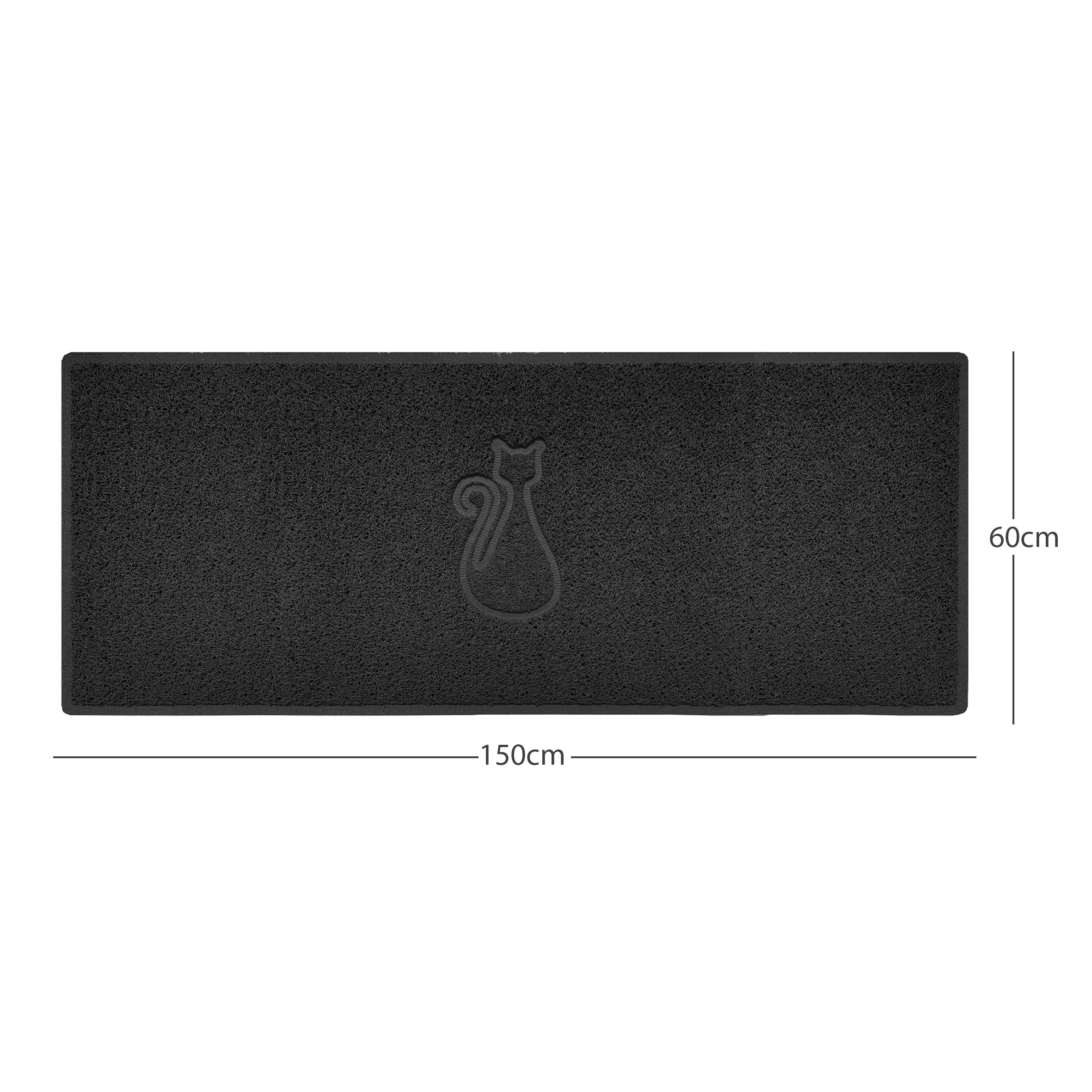 Cat Embossed Spaghetti Doormat
