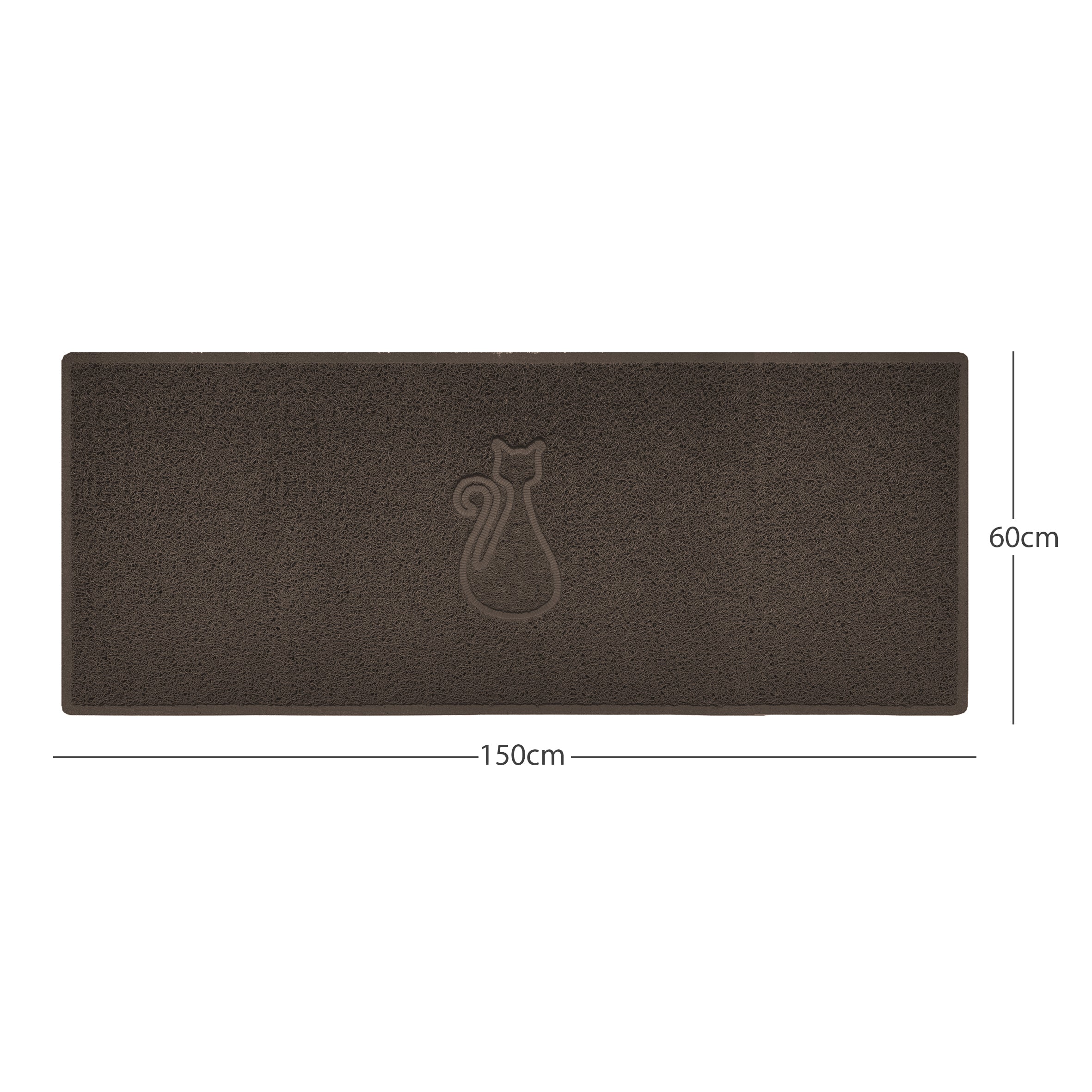 Cat Embossed Spaghetti Doormat