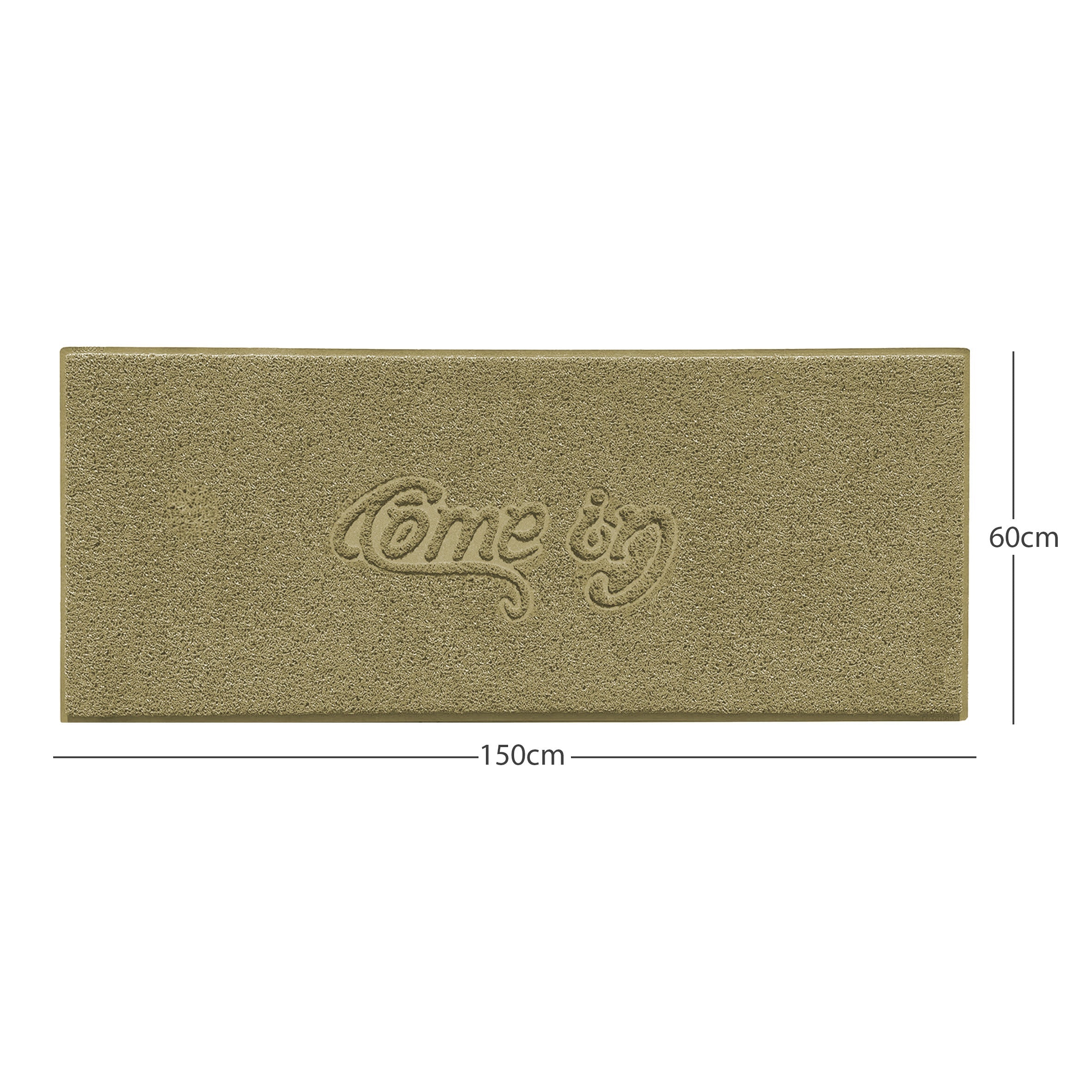 Come In Embossed Spaghetti Doormat
