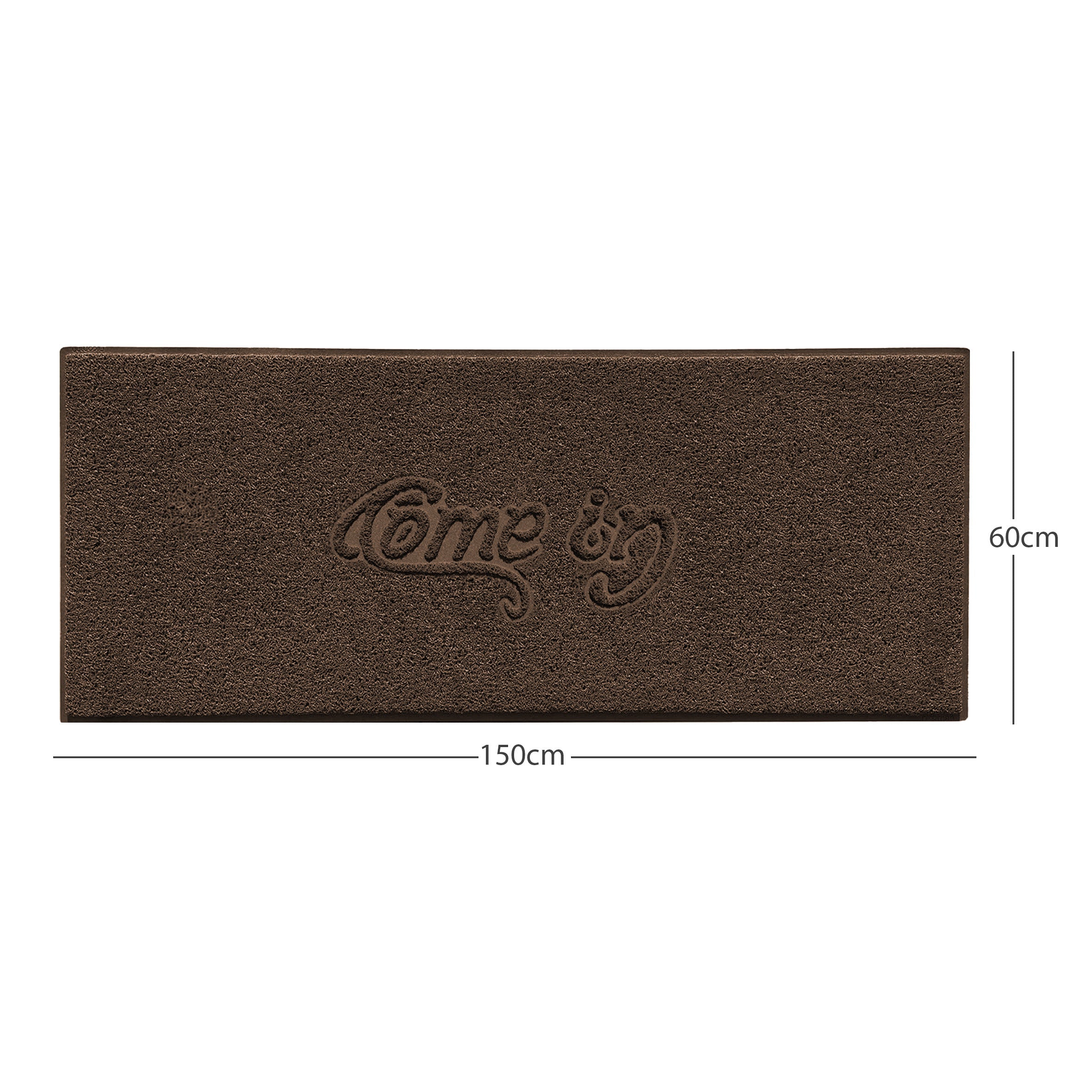 Come In Embossed Spaghetti Doormat