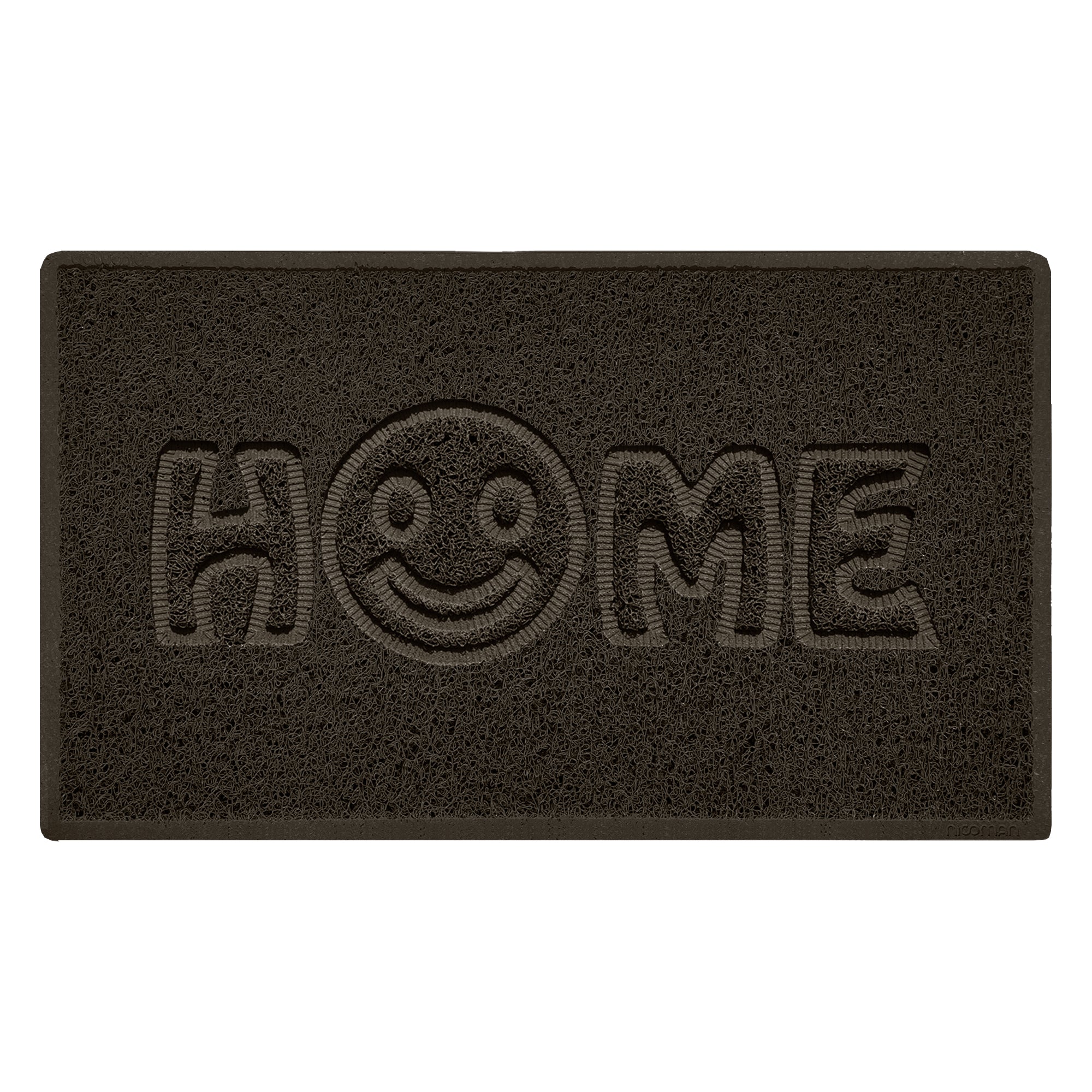 Embossed Spaghetti Outdoor Doormat - Brown Home Smile