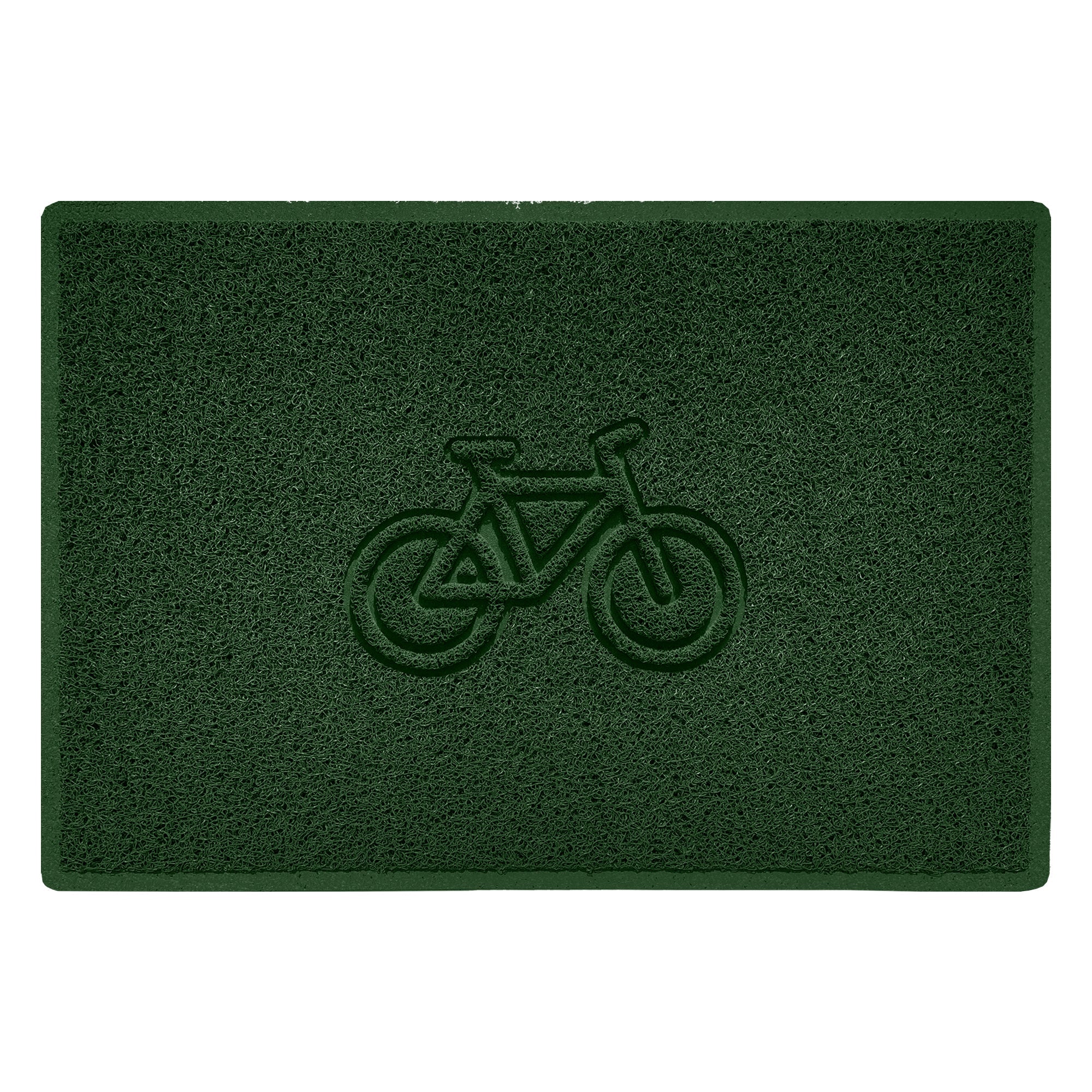 Cycle Embossed Spaghetti Doormat 90cm x 60cm Green Yes (Suitable for Indoors)
