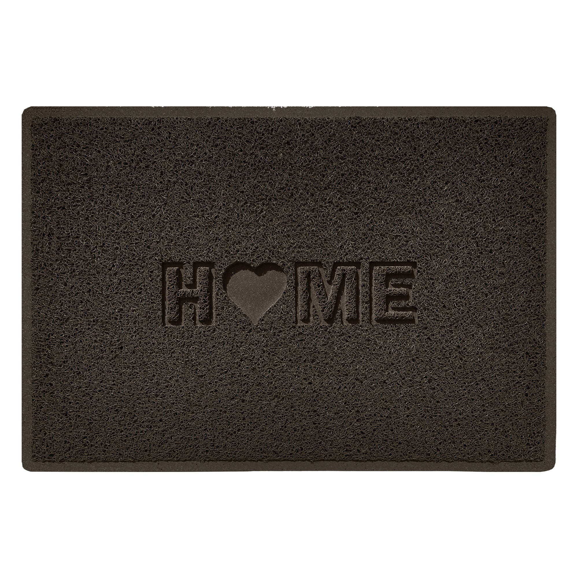 Embossed Spaghetti Outdoor Doormat - Brown 90cm x 60cm Home Heart
