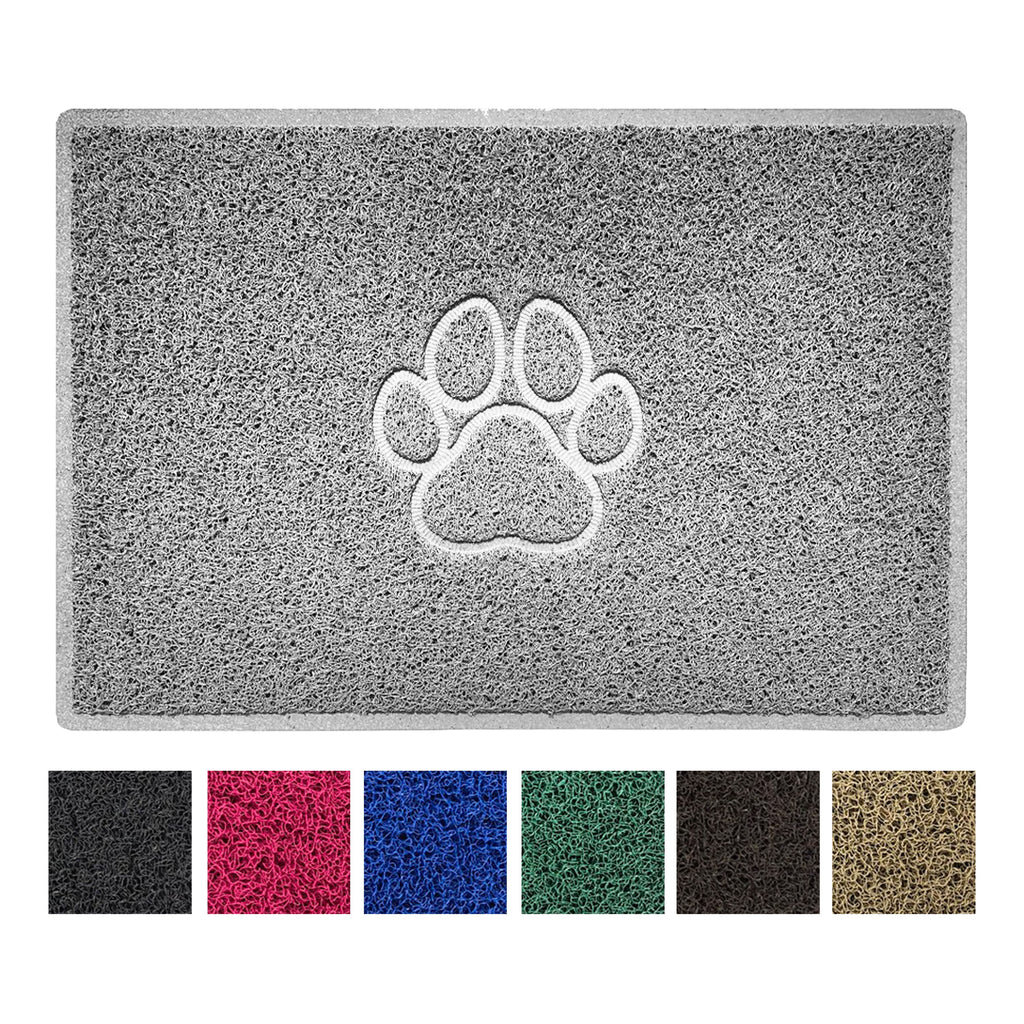 Paw Print Embossed Spaghetti Doormat
